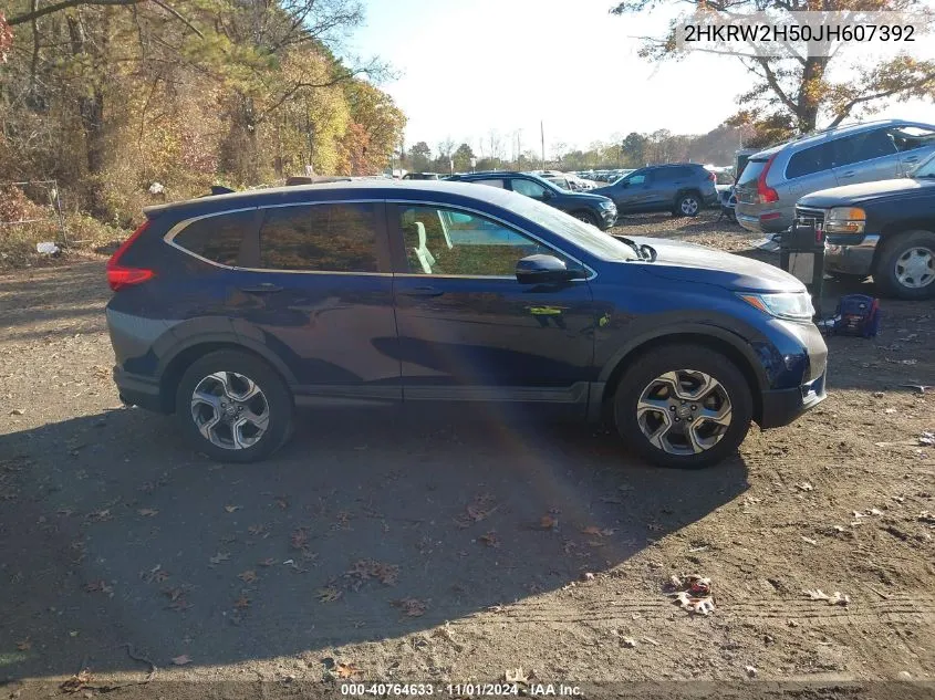 2018 Honda Cr-V Ex VIN: 2HKRW2H50JH607392 Lot: 40764633