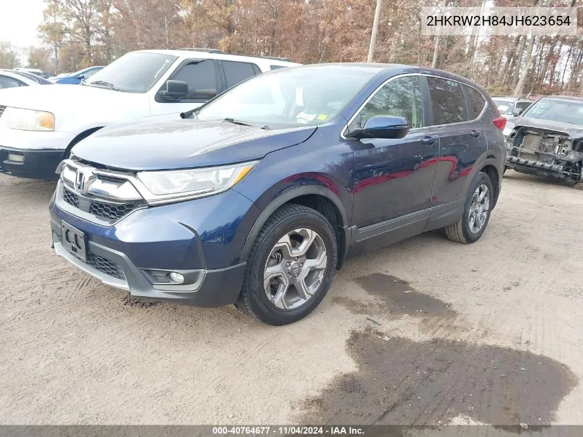 2018 Honda Cr-V Ex-L/Ex-L Navi VIN: 2HKRW2H84JH623654 Lot: 40764677