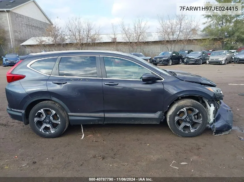 2018 Honda Cr-V Touring VIN: 7FARW1H97JE024415 Lot: 40787790