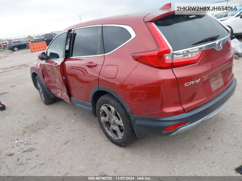 2018 Honda Cr-V Ex-L/Ex-L Navi VIN: 2HKRW2H8XJH654066 Lot: 40790753