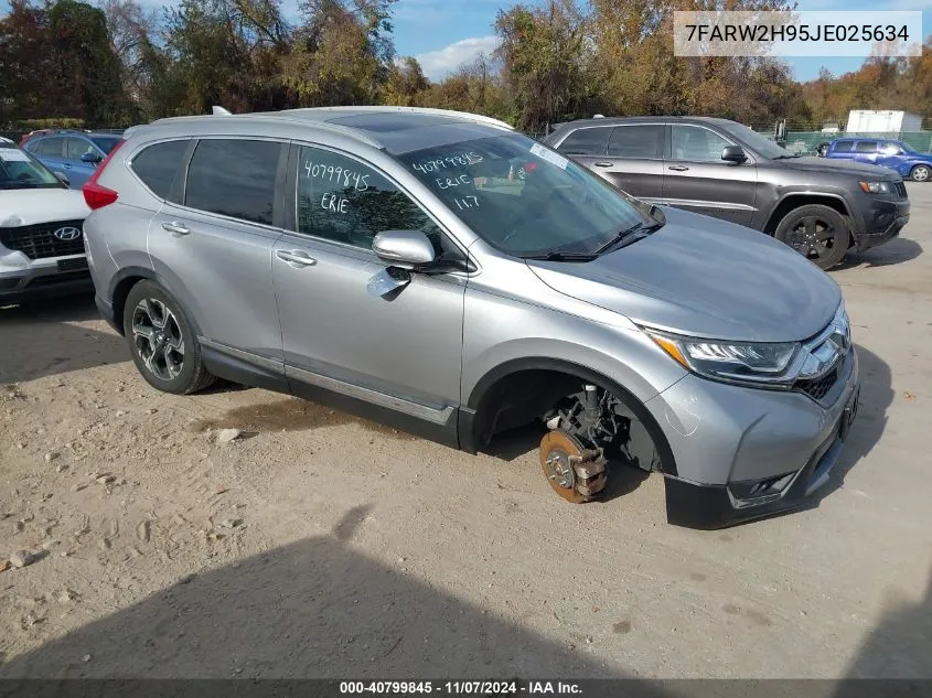 2018 Honda Cr-V Touring VIN: 7FARW2H95JE025634 Lot: 40799845