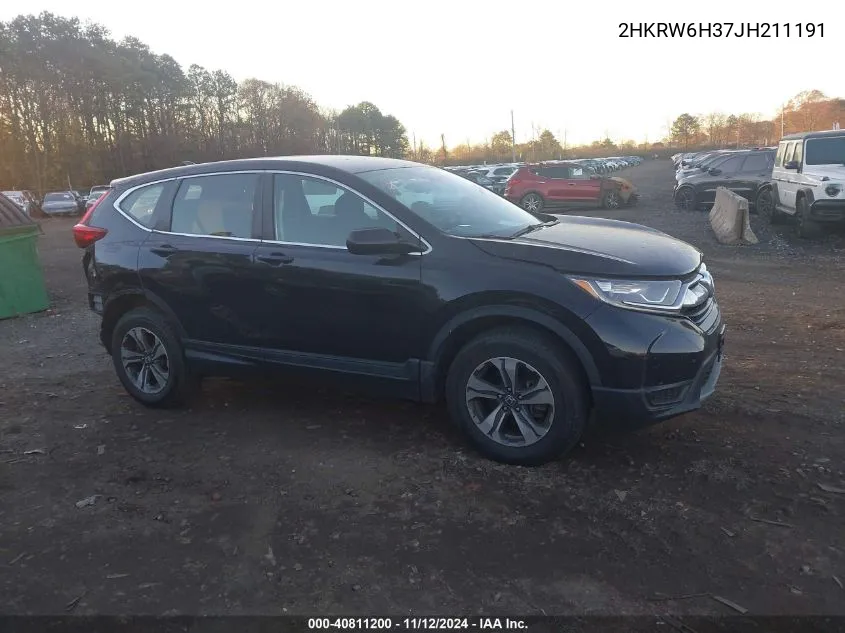 2018 Honda Cr-V Lx VIN: 2HKRW6H37JH211191 Lot: 40811200