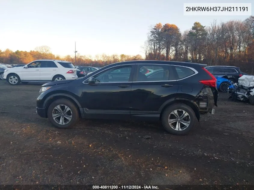 2018 Honda Cr-V Lx VIN: 2HKRW6H37JH211191 Lot: 40811200