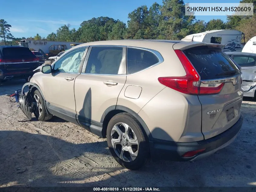 2018 Honda Cr-V Ex VIN: 2HKRW1H5XJH520609 Lot: 40818018