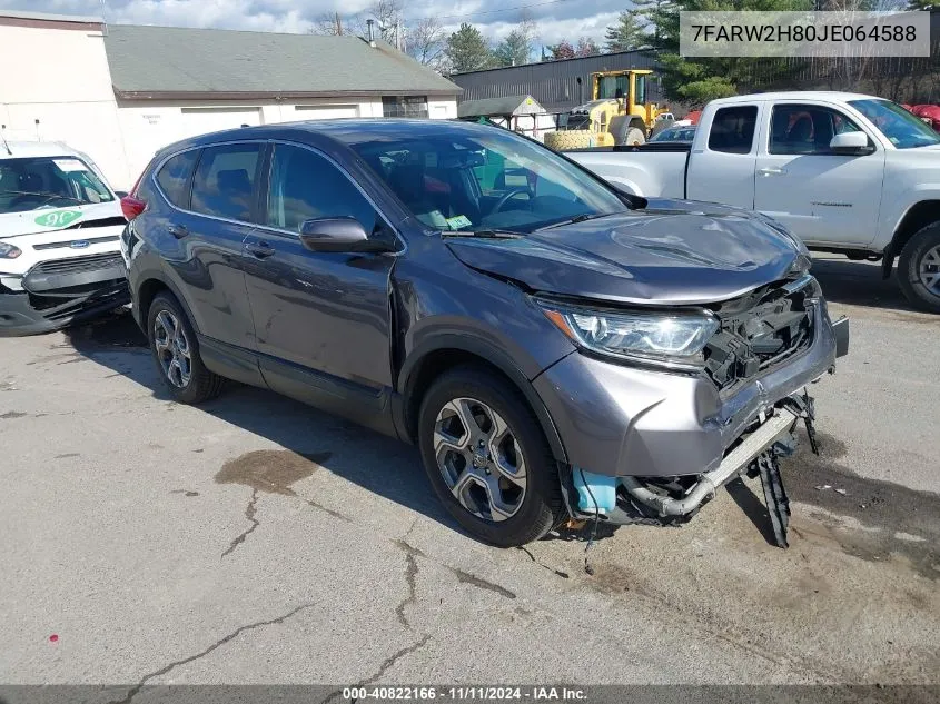 2018 Honda Cr-V Ex-L/Ex-L Navi VIN: 7FARW2H80JE064588 Lot: 40822166