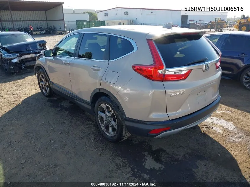 2018 Honda Cr-V Ex VIN: 5J6RW1H50JL006516 Lot: 40830192