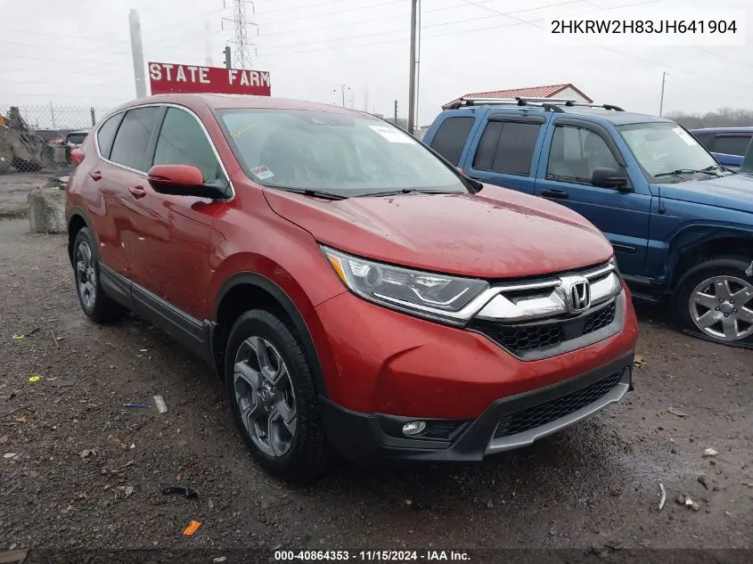 2018 Honda Cr-V Ex-L/Ex-L Navi VIN: 2HKRW2H83JH641904 Lot: 40864353