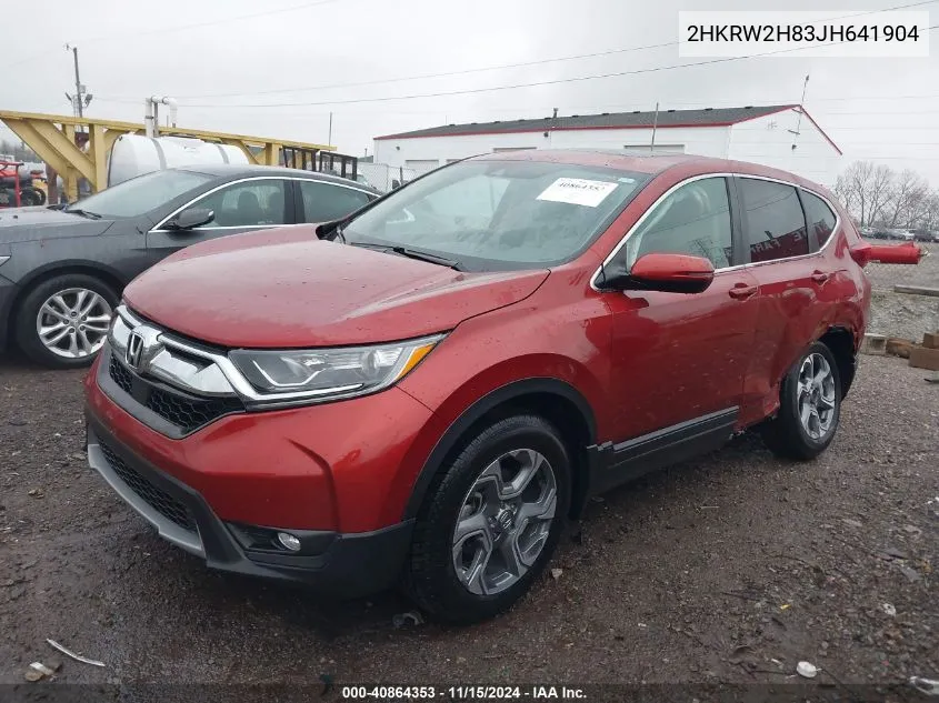 2018 Honda Cr-V Ex-L/Ex-L Navi VIN: 2HKRW2H83JH641904 Lot: 40864353