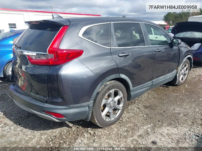 2018 Honda Cr-V Ex-L/Ex-L Navi VIN: 7FARW1H84JE009958 Lot: 40871695