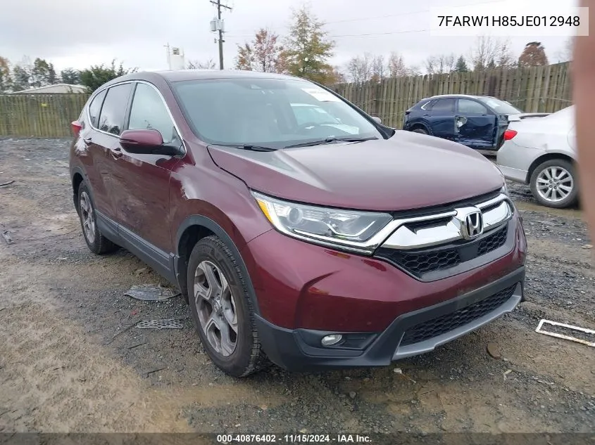 2018 Honda Cr-V Ex-L/Ex-L Navi VIN: 7FARW1H85JE012948 Lot: 40876402