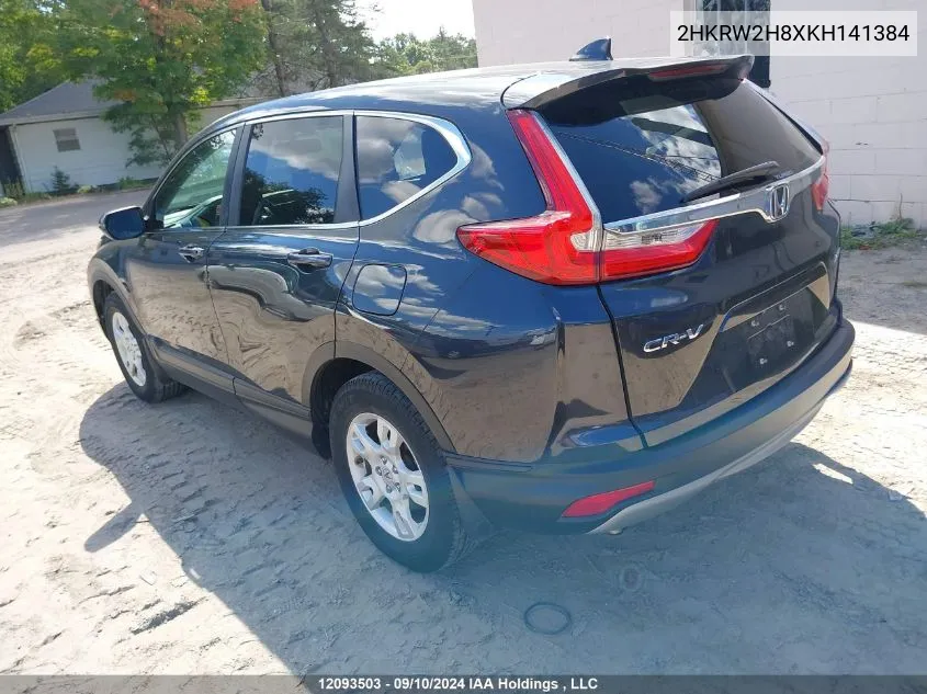 2HKRW2H8XKH141384 2019 Honda Cr-V