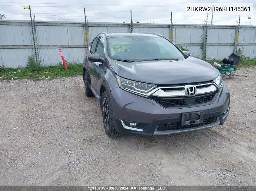 2019 Honda Cr-V VIN: 2HKRW2H96KH145361 Lot: 12113735