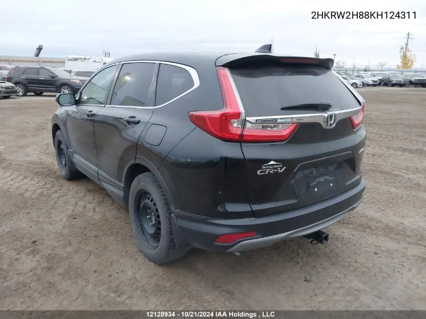 2019 Honda Cr-V VIN: 2HKRW2H88KH124311 Lot: 12128934