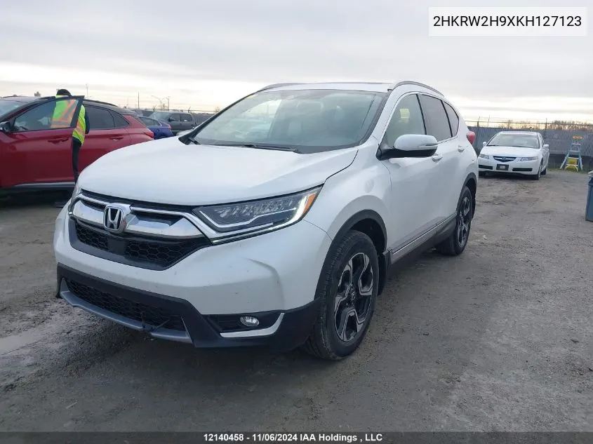 2019 Honda Cr-V VIN: 2HKRW2H9XKH127123 Lot: 12140458