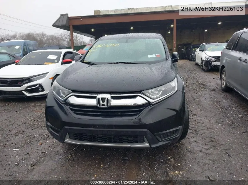 2HKRW6H32KH226103 2019 Honda Cr-V Lx