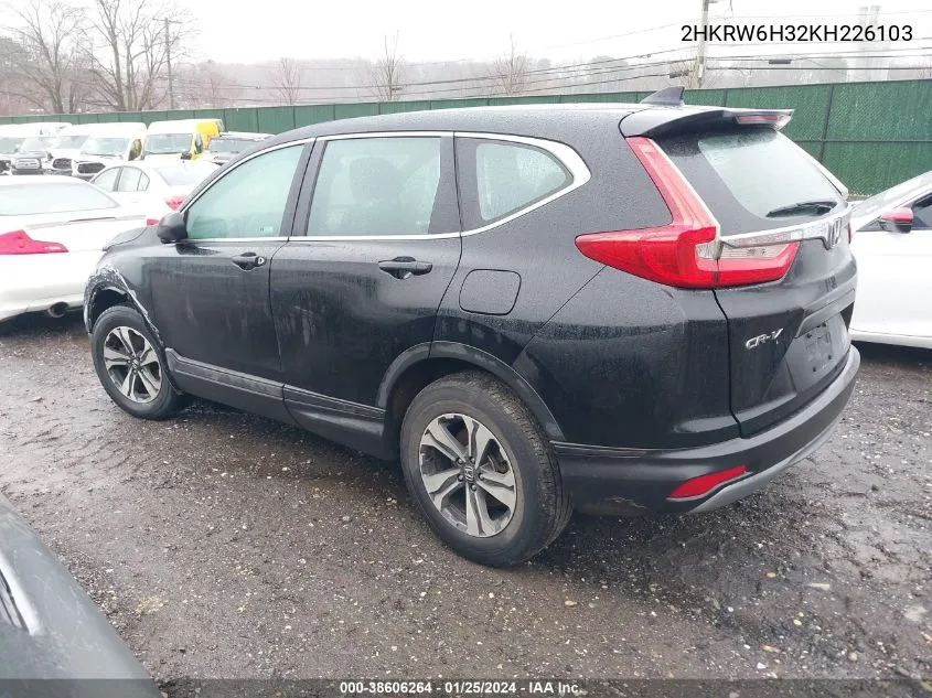 2HKRW6H32KH226103 2019 Honda Cr-V Lx