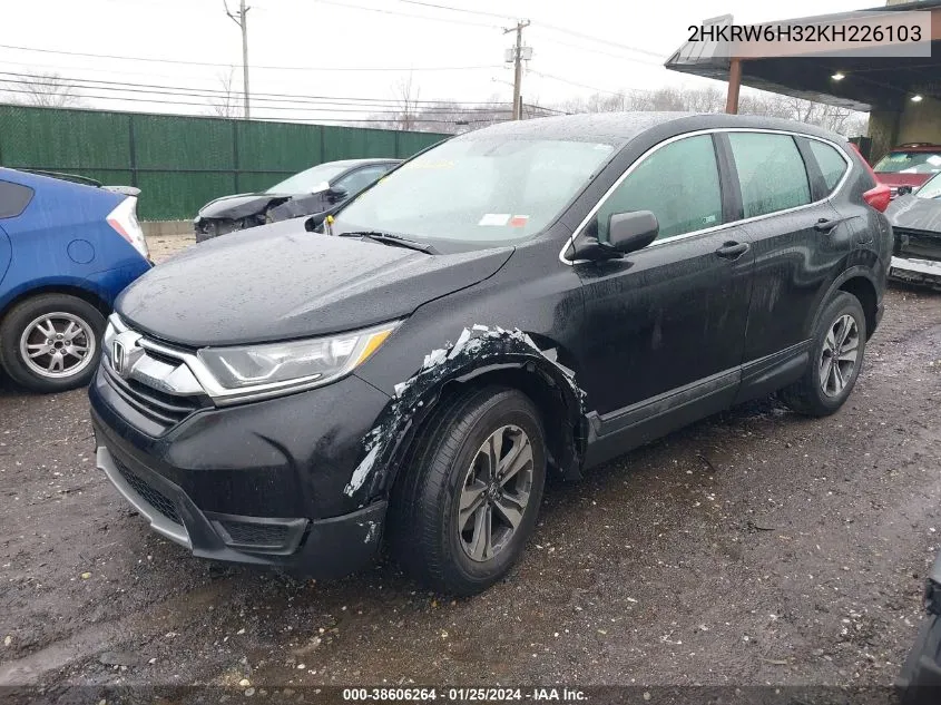 2HKRW6H32KH226103 2019 Honda Cr-V Lx