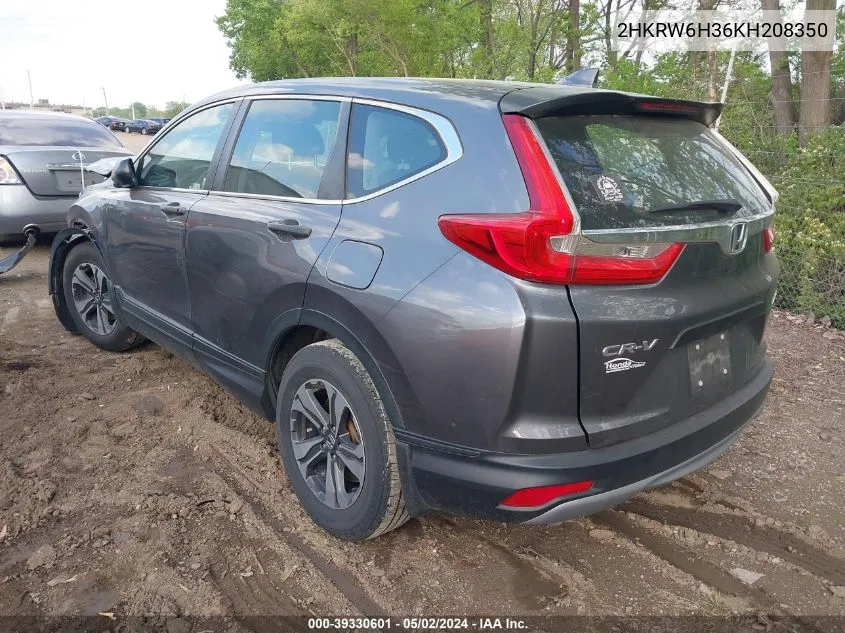 2HKRW6H36KH208350 2019 Honda Cr-V Lx