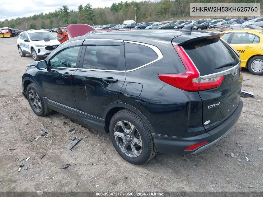 2HKRW2H53KH625760 2019 Honda Cr-V Ex