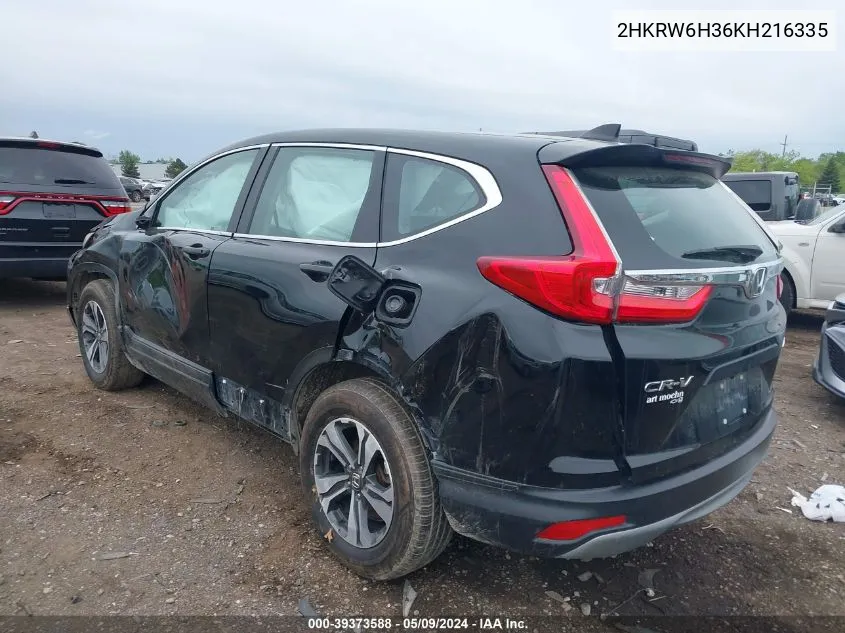 2HKRW6H36KH216335 2019 Honda Cr-V Lx