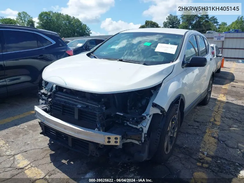 2HKRW5H31KH405145 2019 Honda Cr-V Lx