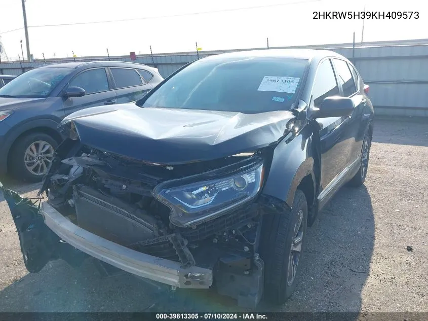 2HKRW5H39KH409573 2019 Honda Cr-V Lx