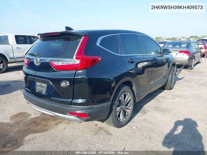 2HKRW5H39KH409573 2019 Honda Cr-V Lx