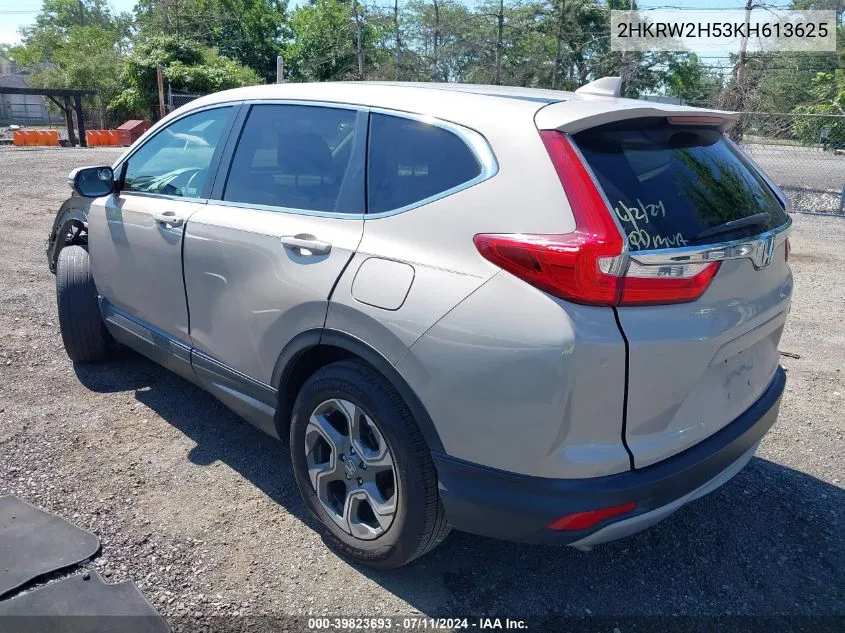 2019 Honda Cr-V Ex VIN: 2HKRW2H53KH613625 Lot: 39823693