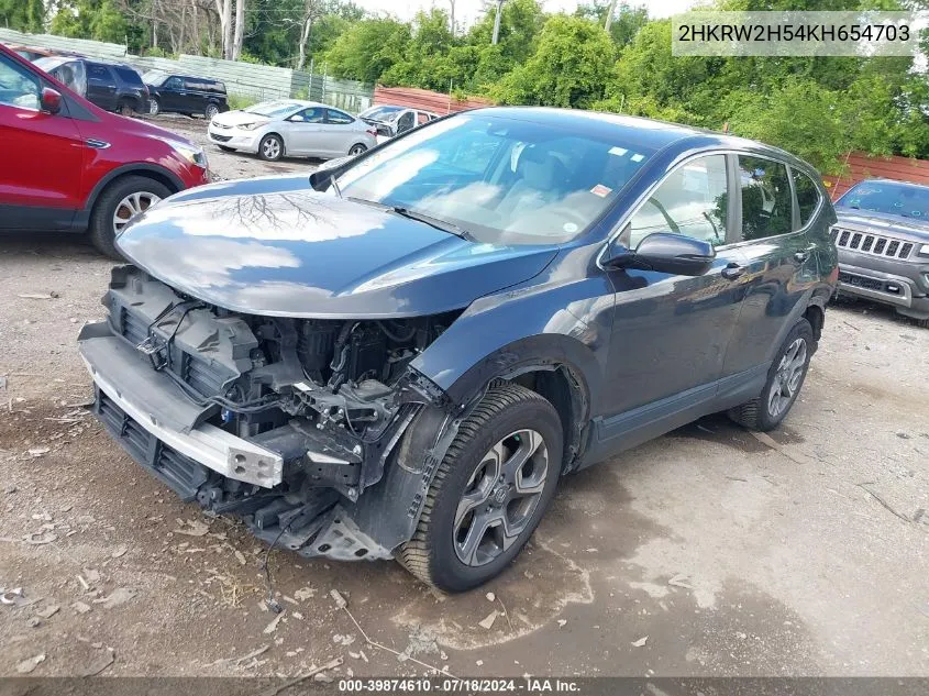 2HKRW2H54KH654703 2019 Honda Cr-V Ex