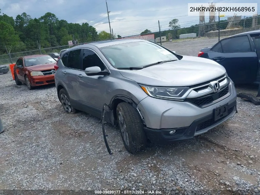 2HKRW2H82KH668965 2019 Honda Cr-V Ex-L