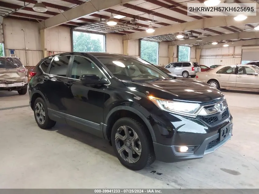 2HKRW2H57KH625695 2019 Honda Cr-V Ex