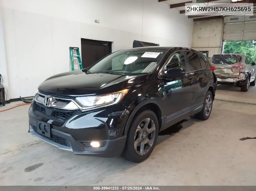 2HKRW2H57KH625695 2019 Honda Cr-V Ex