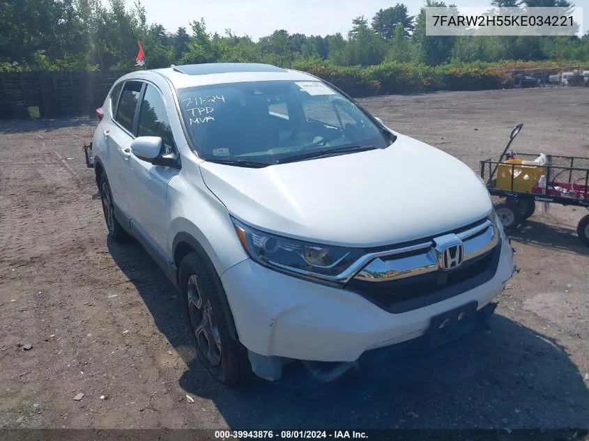 7FARW2H55KE034221 2019 Honda Cr-V Ex