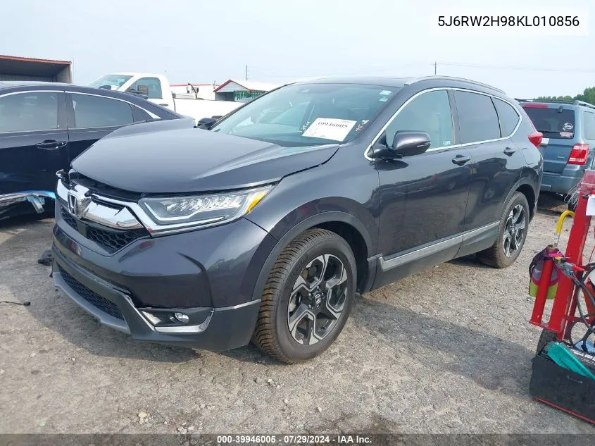 2019 Honda Cr-V Touring VIN: 5J6RW2H98KL010856 Lot: 39946005