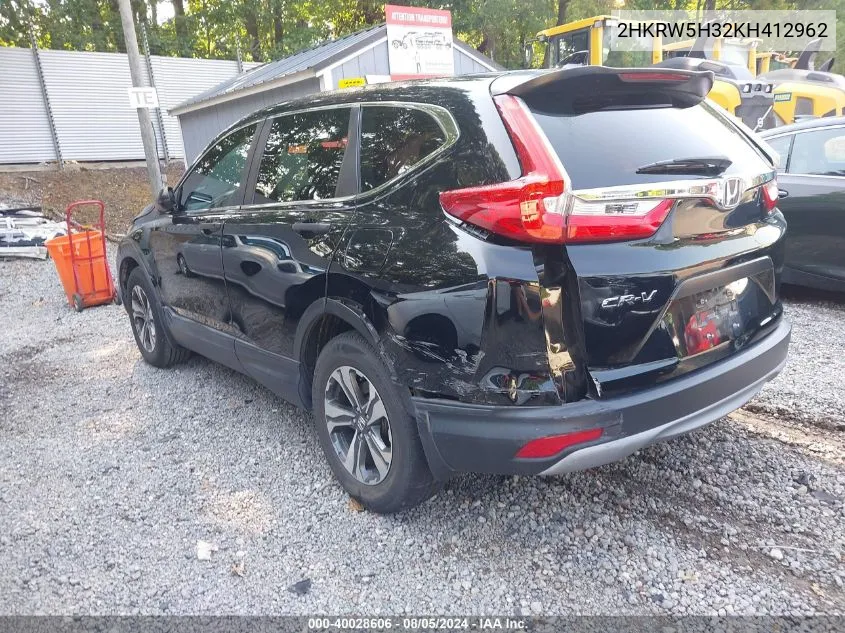 2HKRW5H32KH412962 2019 Honda Cr-V Lx