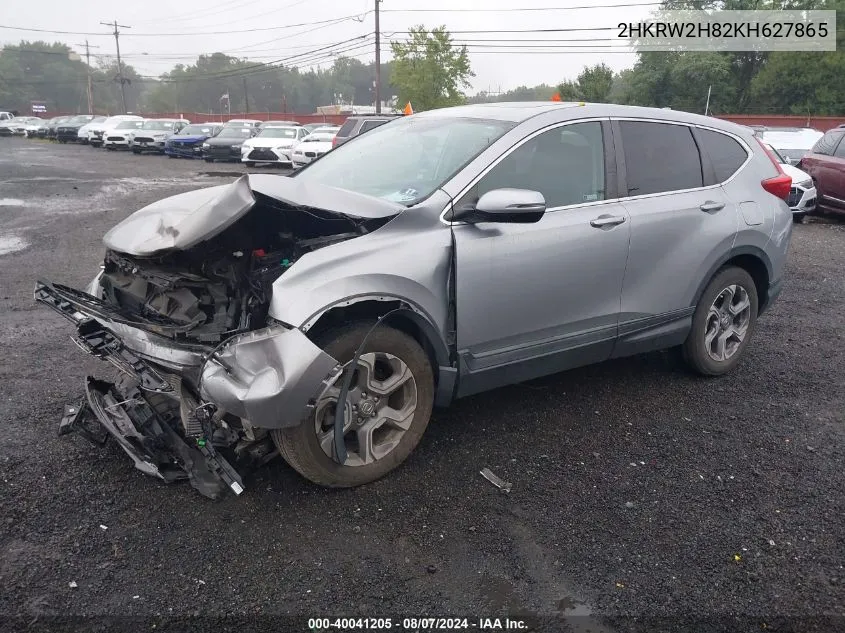 2HKRW2H82KH627865 2019 Honda Cr-V Ex-L