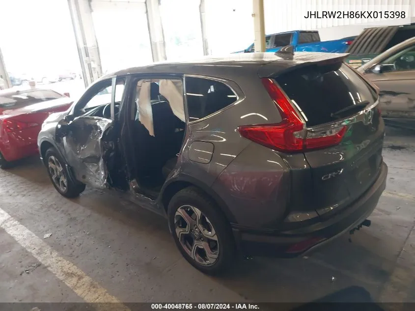 JHLRW2H86KX015398 2019 Honda Cr-V Ex-L