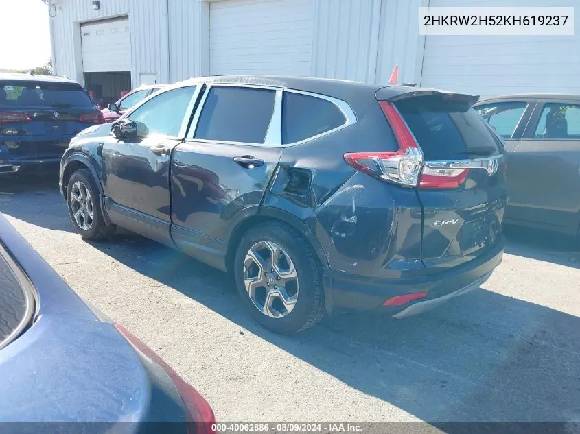 2HKRW2H52KH619237 2019 Honda Cr-V Ex