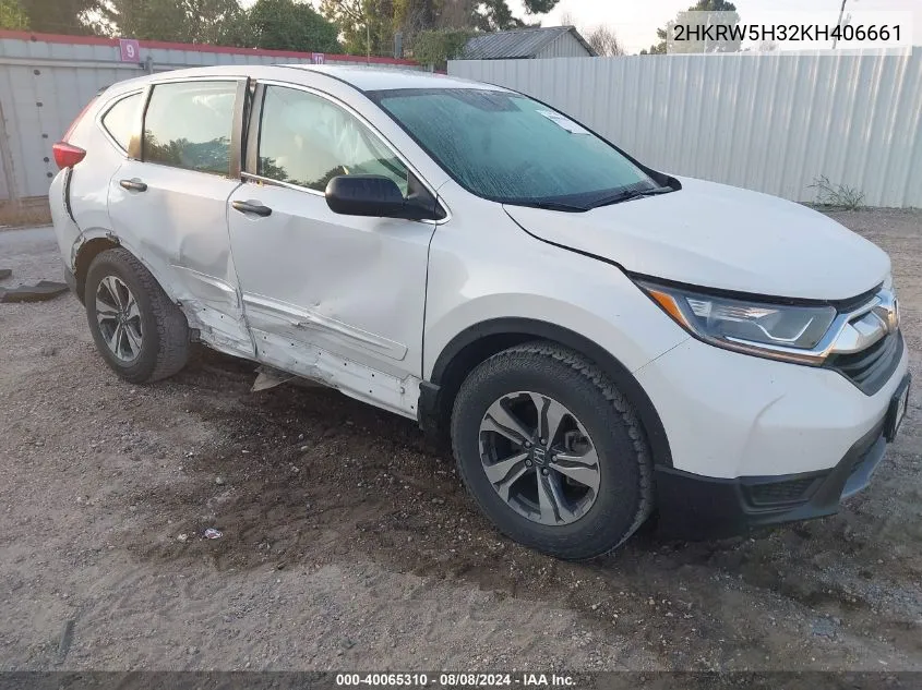 2HKRW5H32KH406661 2019 Honda Cr-V Lx