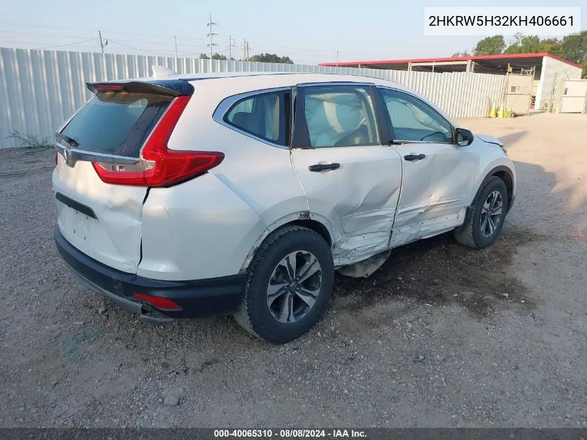 2HKRW5H32KH406661 2019 Honda Cr-V Lx