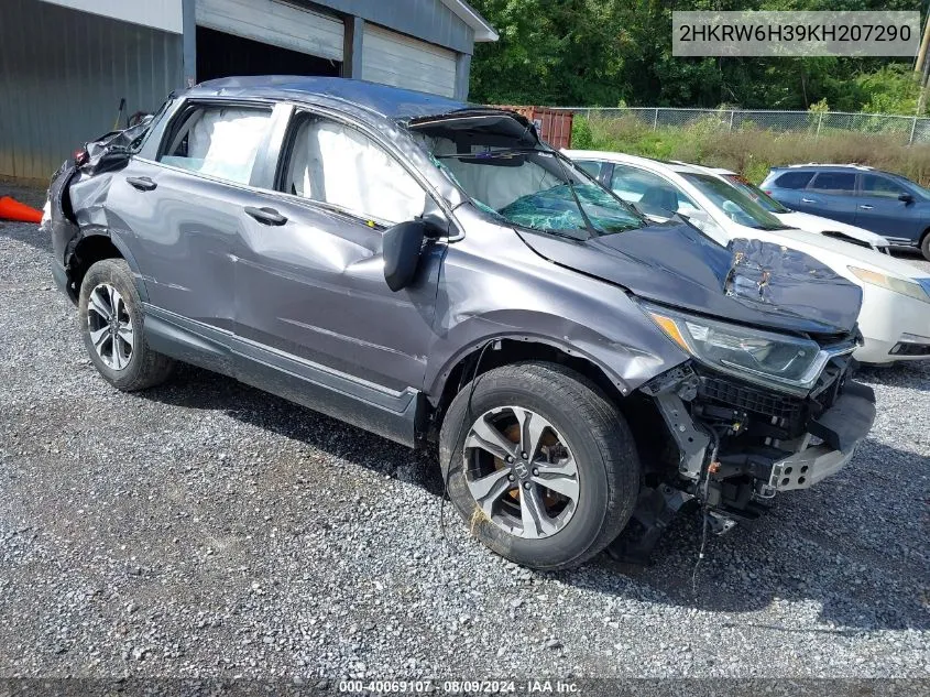 2HKRW6H39KH207290 2019 Honda Cr-V Lx