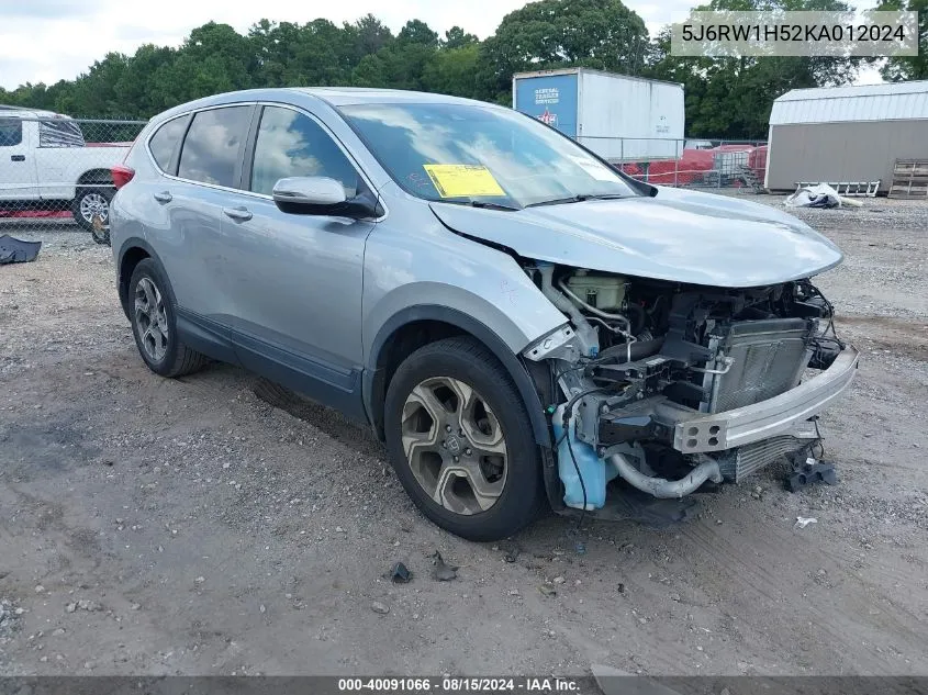 5J6RW1H52KA012024 2019 Honda Cr-V Ex