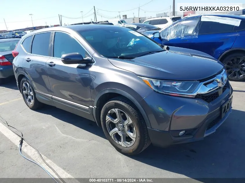 2019 Honda Cr-V Ex-L VIN: 5J6RW1H8XKA032810 Lot: 40103771