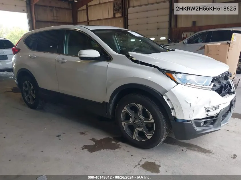 2HKRW2H56KH618625 2019 Honda Cr-V Ex