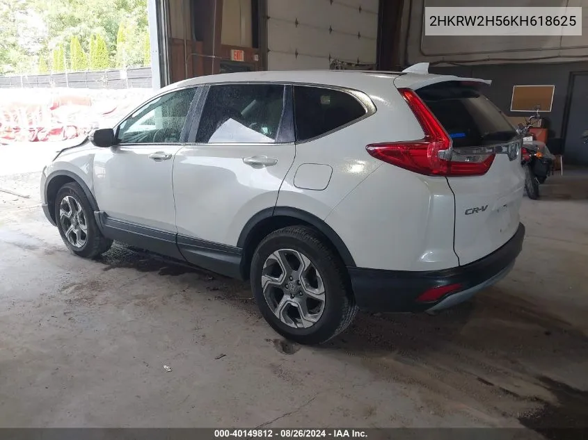 2HKRW2H56KH618625 2019 Honda Cr-V Ex