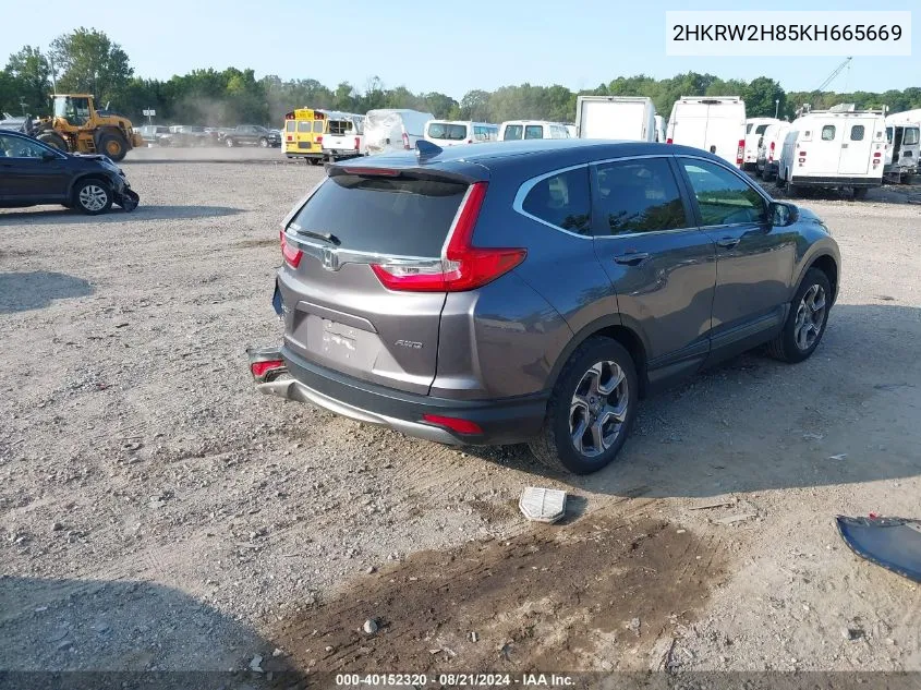 2HKRW2H85KH665669 2019 Honda Cr-V Exl