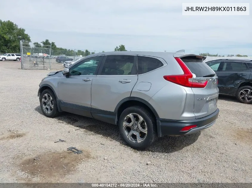 JHLRW2H89KX011863 2019 Honda Cr-V Ex-L