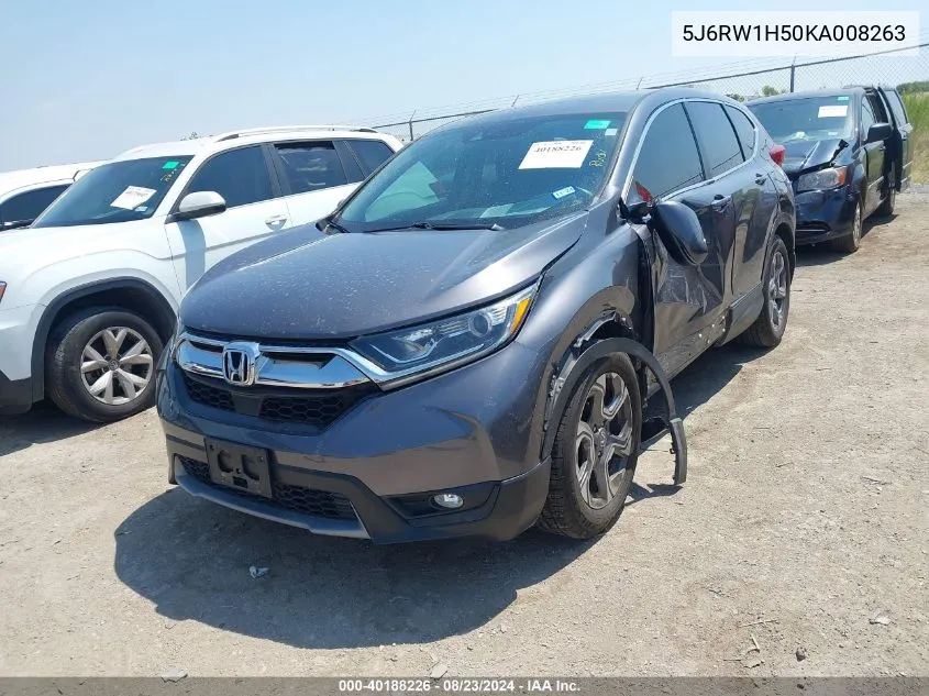 2019 Honda Cr-V Ex VIN: 5J6RW1H50KA008263 Lot: 40188226