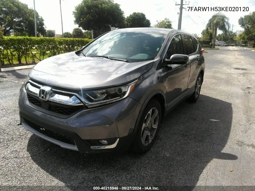 7FARW1H53KE020120 2019 Honda Cr-V Ex