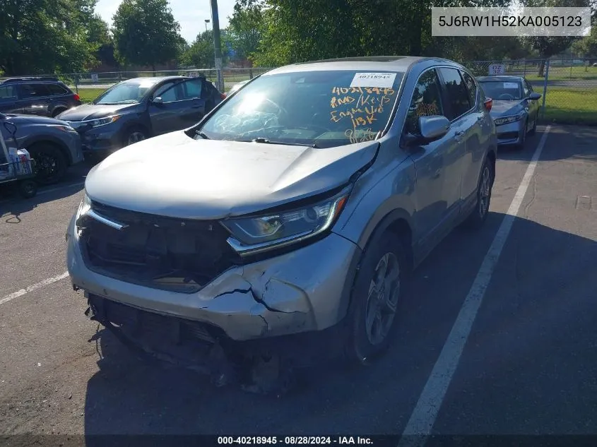 5J6RW1H52KA005123 2019 Honda Cr-V Ex